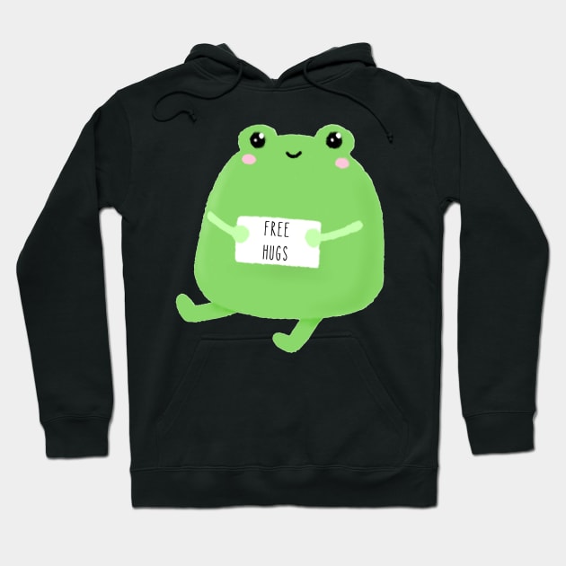 free hugs frog Hoodie by mrnart27